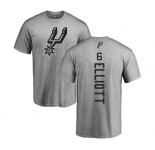 NBA Nike San Antonio Spurs #6 Sean Elliott Ash Backer T-Shirt