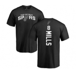 NBA Nike San Antonio Spurs #8 Patty Mills Black Backer T-Shirt