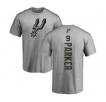 NBA Nike San Antonio Spurs #9 Tony Parker Ash Backer T-Shirt