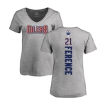 NHL Women Adidas Edmonton Oilers #21 Andrew Ference Ash Backer T-Shirt