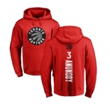NBA Nike Toronto Raptors #3 OG Anunoby Red Backer Pullover Hoodie