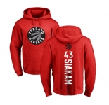 NBA Nike Toronto Raptors #43 Pascal Siakam Red Backer Pullover Hoodie