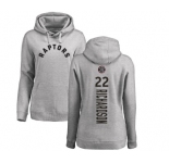 NBA Women's Nike Toronto Raptors #22 Malachi Richardson Ash Backer Pullover Hoodie