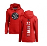 NBA Women's Nike Toronto Raptors #24 Norman Powell Red Backer Pullover Hoodie