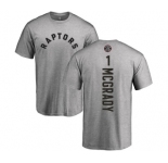 NBA Nike Toronto Raptors #1 Tracy Mcgrady Ash Backer T-Shirt