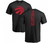 NBA Nike Toronto Raptors #15 Vince Carter Black One Color Backer T-Shirt