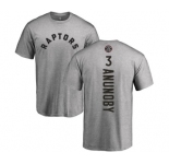 NBA Nike Toronto Raptors #3 OG Anunoby Ash Backer T-Shirt