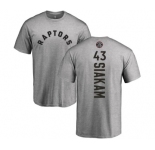 NBA Nike Toronto Raptors #43 Pascal Siakam Ash Backer T-Shirt