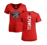 NBA Women's Nike Toronto Raptors #24 Norman Powell Red Backer T-Shirt