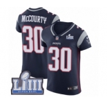 Men's Nike New England Patriots #30 Jason McCourty Navy Blue Team Color Vapor Untouchable Elite Player Super Bowl LIII Bound NFL Jersey
