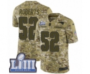Men's Nike New England Patriots #52 Elandon Roberts Limited Camo 2018 Salute to Service Super Bowl LIII Bound NFL Jersey