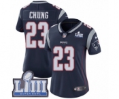 Women's Nike New England Patriots #23 Patrick Chung Navy Blue Team Color Vapor Untouchable Limited Player Super Bowl LIII Bound NFL Jersey
