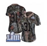 Women's Nike New England Patriots #31 Jonathan Jones Camo Rush Realtree Limited Super Bowl LIII Bound NFL Jersey
