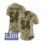 Women's Nike New England Patriots #54 Dont'a Hightower Limited Camo 2018 Salute to Service Super Bowl LIII Bound NFL Jersey