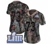 Women's Nike New England Patriots #73 John Hannah Camo Rush Realtree Limited Super Bowl LIII Bound NFL Jersey
