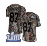 Youth Nike New England Patriots #87 Rob Gronkowski Camo Untouchable Limited Super Bowl LIII Bound NFL Jersey