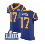 Men's Nike Los Angeles Rams #17 Robert Woods Royal Blue Alternate Vapor Untouchable Elite Player Super Bowl LIII Bound NFL Jersey