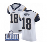 Men's Nike Los Angeles Rams #18 Cooper Kupp White Vapor Untouchable Elite Player Super Bowl LIII Bound NFL Jersey