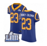 Men's Nike Los Angeles Rams #23 Nickell Robey-Coleman Royal Blue Alternate Vapor Untouchable Elite Player Super Bowl LIII Bound NFL Jersey