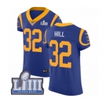 Men's Nike Los Angeles Rams #32 Troy Hill Royal Blue Alternate Vapor Untouchable Elite Player Super Bowl LIII Bound NFL Jersey