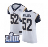 Men's Nike Los Angeles Rams #52 Ramik Wilson White Vapor Untouchable Elite Player Super Bowl LIII Bound NFL Jersey