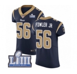 Men's Nike Los Angeles Rams #56 Dante Fowler Jr Navy Blue Team Color Vapor Untouchable Elite Player Super Bowl LIII Bound NFL Jersey