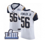 Men's Nike Los Angeles Rams #56 Dante Fowler Jr White Vapor Untouchable Elite Player Super Bowl LIII Bound NFL Jersey