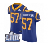 Men's Nike Los Angeles Rams #57 John Franklin-Myers Royal Blue Alternate Vapor Untouchable Elite Player Super Bowl LIII Bound NFL Jersey