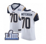 Men's Nike Los Angeles Rams #70 Joseph Noteboom White Vapor Untouchable Elite Player Super Bowl LIII Bound NFL Jersey