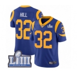 Men's Nike Los Angeles Rams #32 Troy Hill Royal Blue Alternate Vapor Untouchable Limited Player Super Bowl LIII Bound NFL Jersey