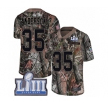 Men's Nike Los Angeles Rams #35 C.J. Anderson Camo Rush Realtree Limited Super Bowl LIII Bound NFL Jersey