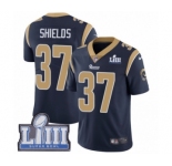 Men's Nike Los Angeles Rams #37 Sam Shields Navy Blue Team Color Vapor Untouchable Limited Player Super Bowl LIII Bound NFL Jersey