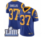 Men's Nike Los Angeles Rams #37 Sam Shields Royal Blue Alternate Vapor Untouchable Limited Player Super Bowl LIII Bound NFL Jersey