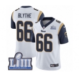 Men's Nike Los Angeles Rams #66 Austin Blythe White Vapor Untouchable Limited Player Super Bowl LIII Bound NFL Jersey
