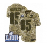 Men's Nike Los Angeles Rams #85 Jack Youngblood Limited Camo 2018 Salute to Service Super Bowl LIII Bound NFL Jersey