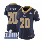 Women's Nike Los Angeles Rams #20 Lamarcus Joyner Navy Blue Team Color Vapor Untouchable Limited Player Super Bowl LIII Bound NFL Jersey