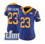 Women's Nike Los Angeles Rams #23 Nickell Robey-Coleman Royal Blue Alternate Vapor Untouchable Limited Player Super Bowl LIII Bound NFL Jersey