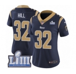 Women's Nike Los Angeles Rams #32 Troy Hill Navy Blue Team Color Vapor Untouchable Limited Player Super Bowl LIII Bound NFL Jersey