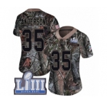 Women's Nike Los Angeles Rams #35 C.J. Anderson Camo Rush Realtree Limited Super Bowl LIII Bound NFL Jersey