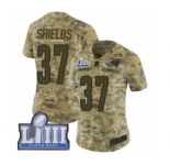 Women's Nike Los Angeles Rams #37 Sam Shields Limited Camo 2018 Salute to Service Super Bowl LIII Bound NFL Jersey