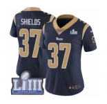Women's Nike Los Angeles Rams #37 Sam Shields Navy Blue Team Color Vapor Untouchable Limited Player Super Bowl LIII Bound NFL Jersey