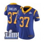 Women's Nike Los Angeles Rams #37 Sam Shields Royal Blue Alternate Vapor Untouchable Limited Player Super Bowl LIII Bound NFL Jersey