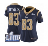 Women's Nike Los Angeles Rams #83 Josh Reynolds Navy Blue Team Color Vapor Untouchable Limited Player Super Bowl LIII Bound NFL Jersey
