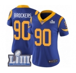 Women's Nike Los Angeles Rams #90 Michael Brockers Royal Blue Alternate Vapor Untouchable Limited Player Super Bowl LIII Bound NFL Jersey
