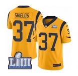 Youth Nike Los Angeles Rams #37 Sam Shields Limited Gold Rush Vapor Untouchable Super Bowl LIII Bound NFL Jersey
