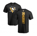 NHL Adidas Pittsburgh Penguins #30 Matt Murray Black Backer T-Shirt