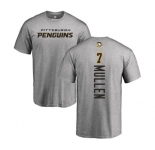 NHL Adidas Pittsburgh Penguins #7 Joe Mullen Ash Backer T-Shirt