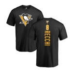 NHL Adidas Pittsburgh Penguins #8 Mark Recchi Black Backer T-Shirt