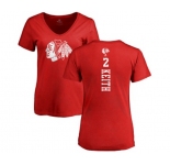 NHL Women Adidas Chicago Blackhawks #2 Duncan Keith Red One Color Backer T-Shirt