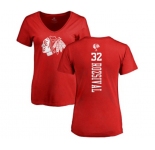 NHL Women Adidas Chicago Blackhawks #32 Michal Rozsival Red One Color Backer T-Shirt